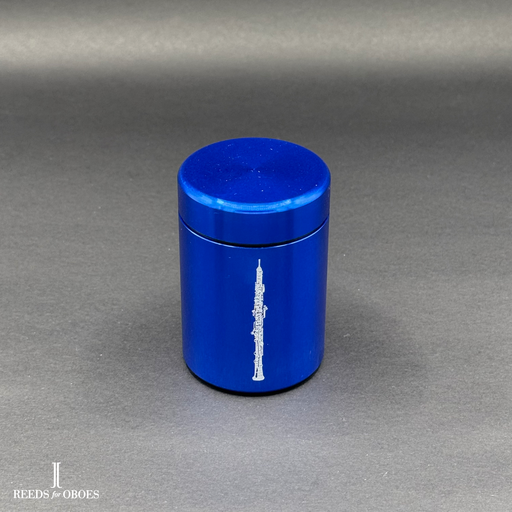 Becher "Aluminium" für Oboe und Englisch Horn mit Logo